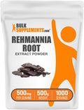 BulkSupplements Rehmannia Extract Powder – 500mg per Serving, 500g (1.1 lbs) – Gluten Free