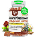 Reishi Mushroom Gummies - Cortisol Support, Relaxation & Immunity | Vegan (60 Gummies)