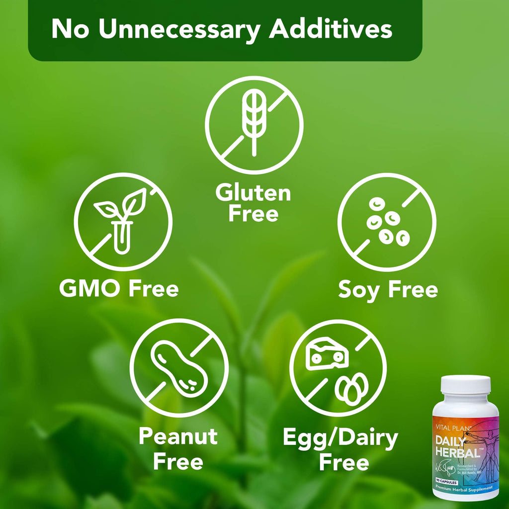 Vital Plan Daily Herbal Supplement by Dr. Bill Rawls – Immune Support, Microbiome Balance & Cell Health