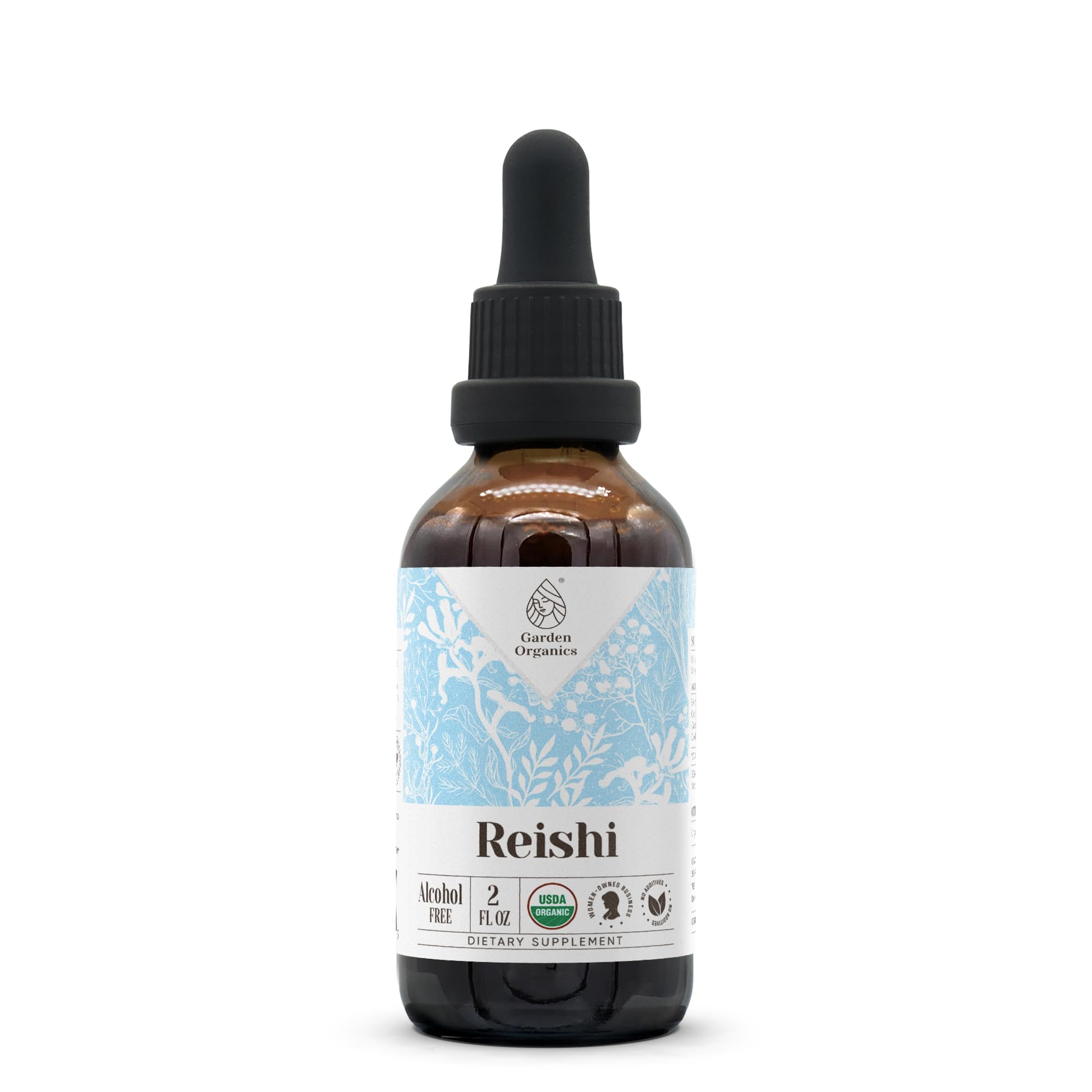 Reishi Organic Alcohol-Free Extract – High-Potency Tincture (2 oz) | USDA Organic