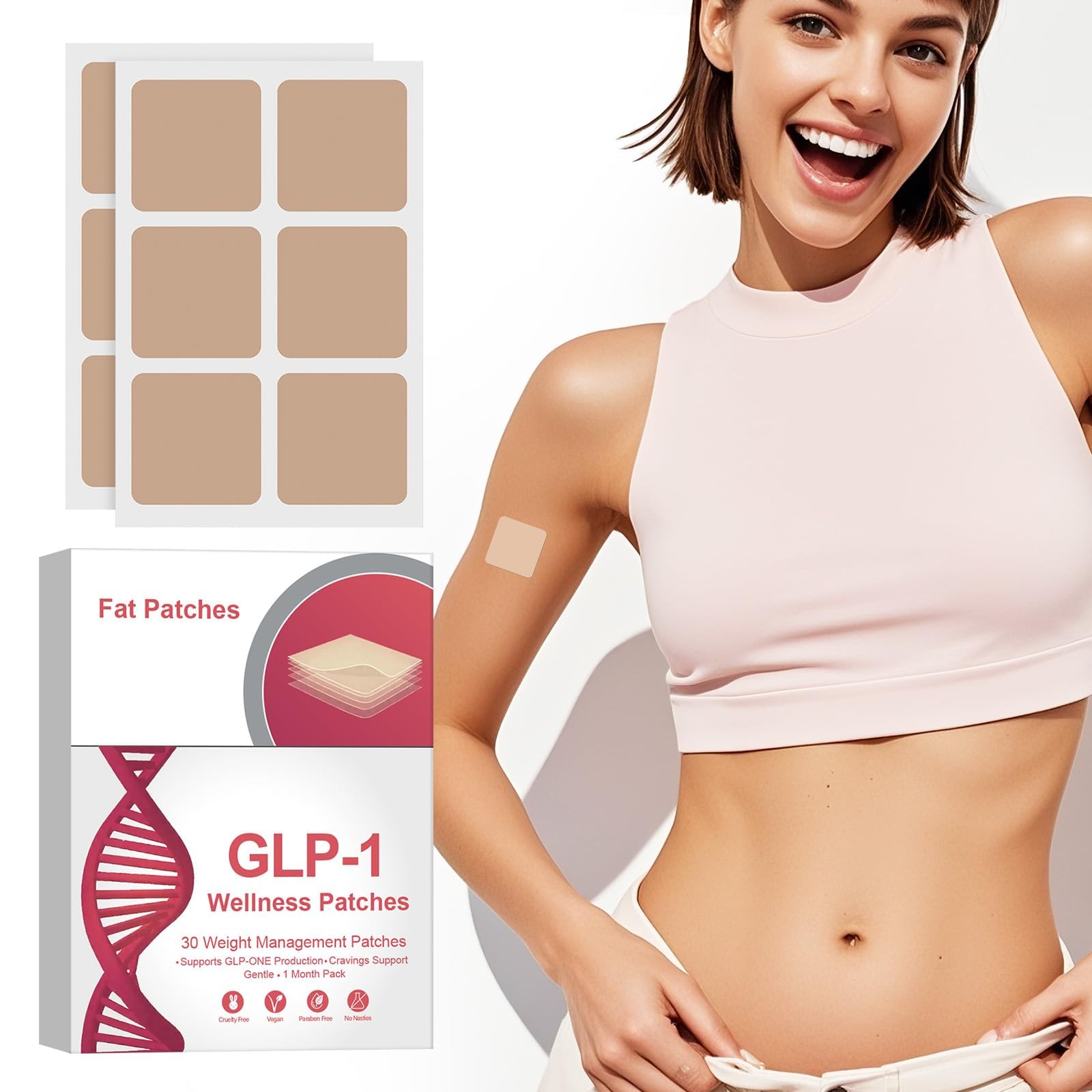 RejuvaCare Ozem Patch | 2025 New Ozempatch | Natural Body Patch for Men & Women - 30 Count