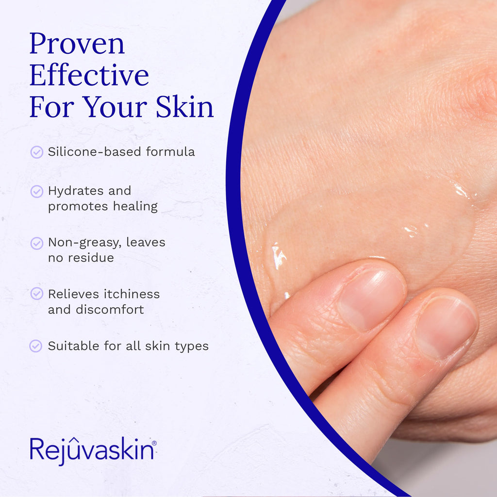 RejuvaSil Silicone Scar Gel by Rejuvaskin | Smooths Scars & Soothes Itching