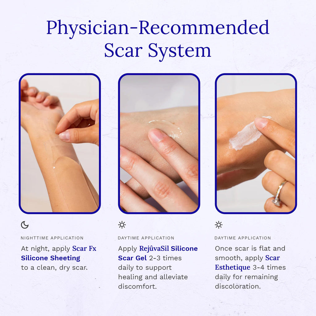 Rejuvaskin RejuvaSil Silicone Scar Gel – 15ml for Surgical Scars, Burns & Acne Scars