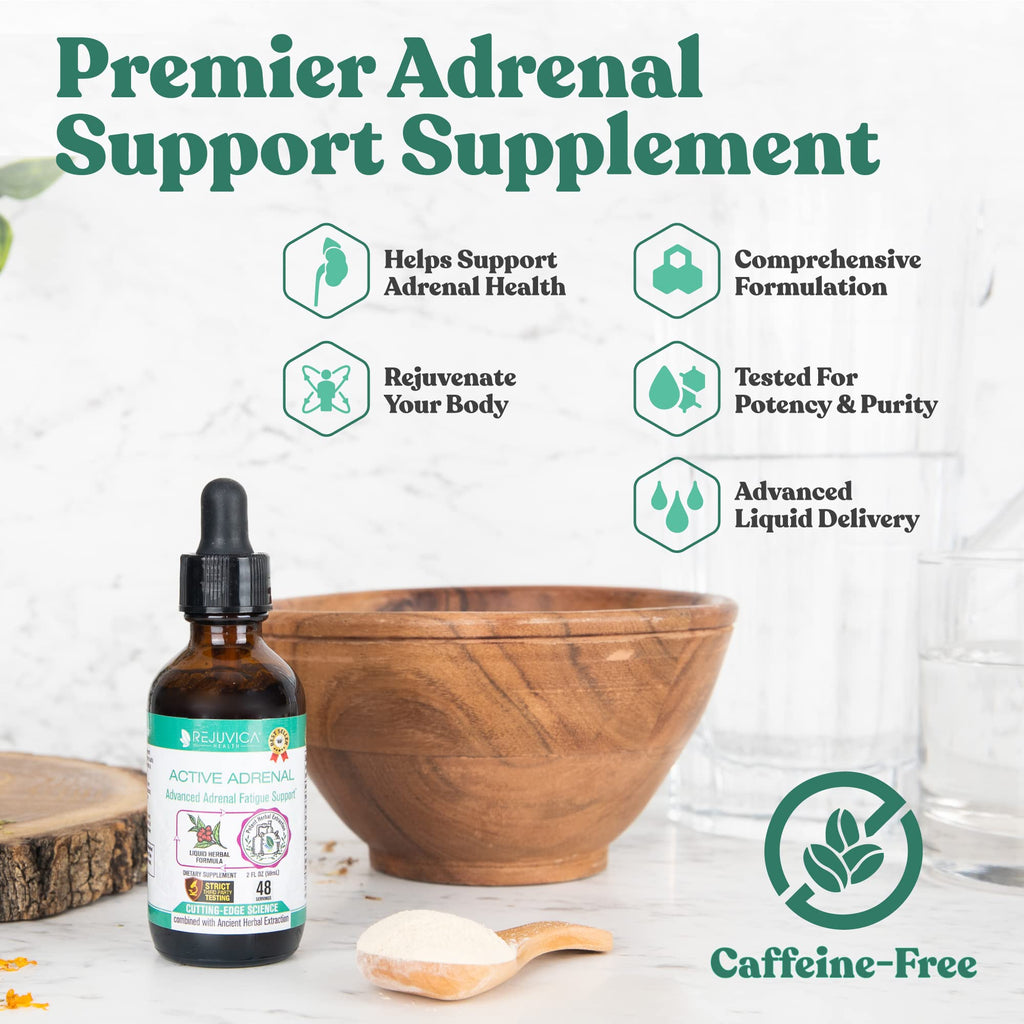 Rejuvica Health Active Adrenal - Advanced Adrenal Support Tincture
