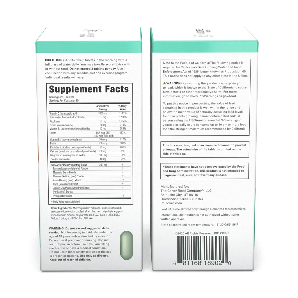 Relacore Extra Max Strength for Women - Cortisol Support & Belly Fat Reduction