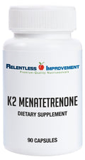 Relentless Improvement Vitamin K2 MK4 15,000 mcg — High-Potency, Soy-Free Vegi-Capsules