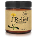 Relief Arnica Cream – All-Natural Massage Lotion with Lemongrass, Eucalyptus & Rosemary | Brookethorne Naturals