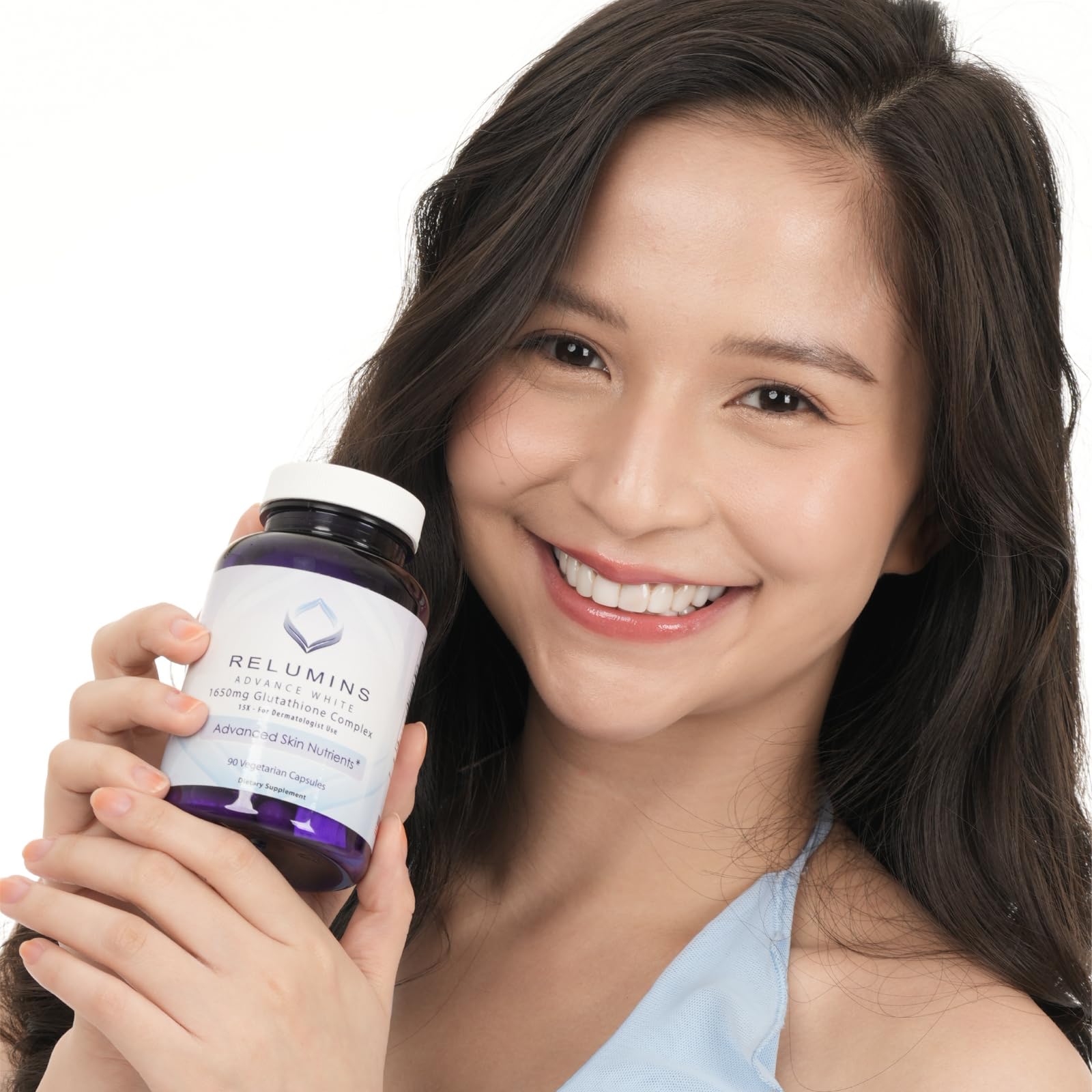 Relumins 1650mg Glutathione Complex with Hyaluronic – Spring Glow Essentials – Made in USA