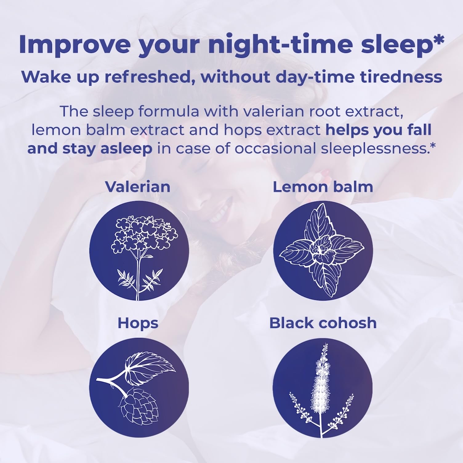 Remifemin Good Night – Menopause Relief & Sleep Support | Estrogen-Free, Black Cohosh, Made in Germany | 60 Tablets