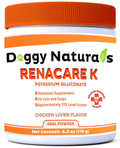 RenaCare K Potassium Gluconate Supplement for Dogs & Cats – Chicken Liver Flavor, 4 oz, Made in USA