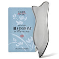 Rena Chris Stainless Steel Gua Sha Facial Tool - Acupressure & Face Massage (Silver)