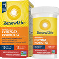 Renew Life Everyday Probiotic Capsules – 15 Billion CFU, 60 Count | Digestive, Immune & Urinary Support