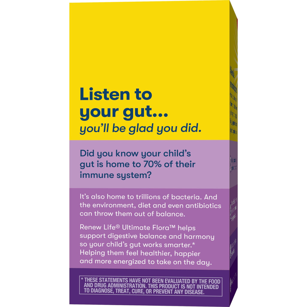 Renew Life Kids Probiotic Chewables 3 Billion CFU – Berry, 60 Count