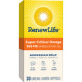 Renew Life Norwegian Gold Super Critical Omega Softgels – 950 mg EPA/DHA, 30 Count, Heart & Brain Support
