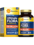 Renew Life Ultimate Flora Adult Ultimate Care Probiotic – 150 Billion CFU, 30 Caps (Package May Vary)