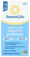 Renew Life Ultimate Flora Extra Care Probiotic 50 Billion, 60 Count