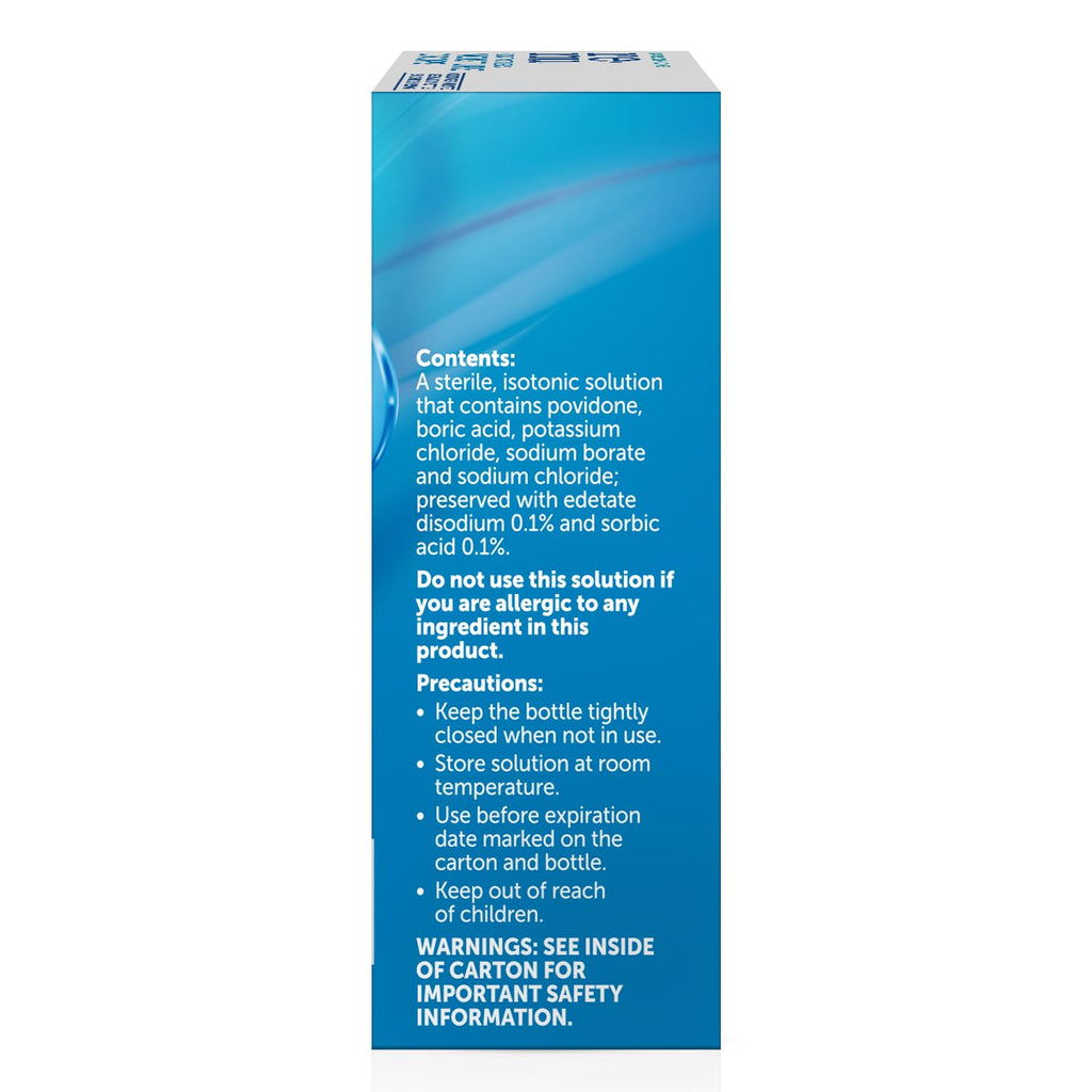 Renu Contact Lens Moisture Drops 0.27 fl oz (8 mL) - Pack of 6 | Rewetting & Lubricating Drops