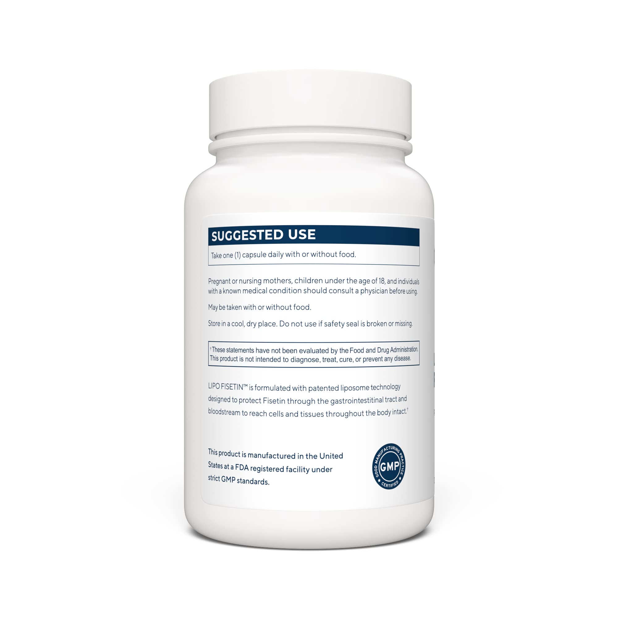 Renue By Science Fisetin - Liposomal 150mg per Serving | 90 Capsules | Senolytic, Bioavailable, USA Made