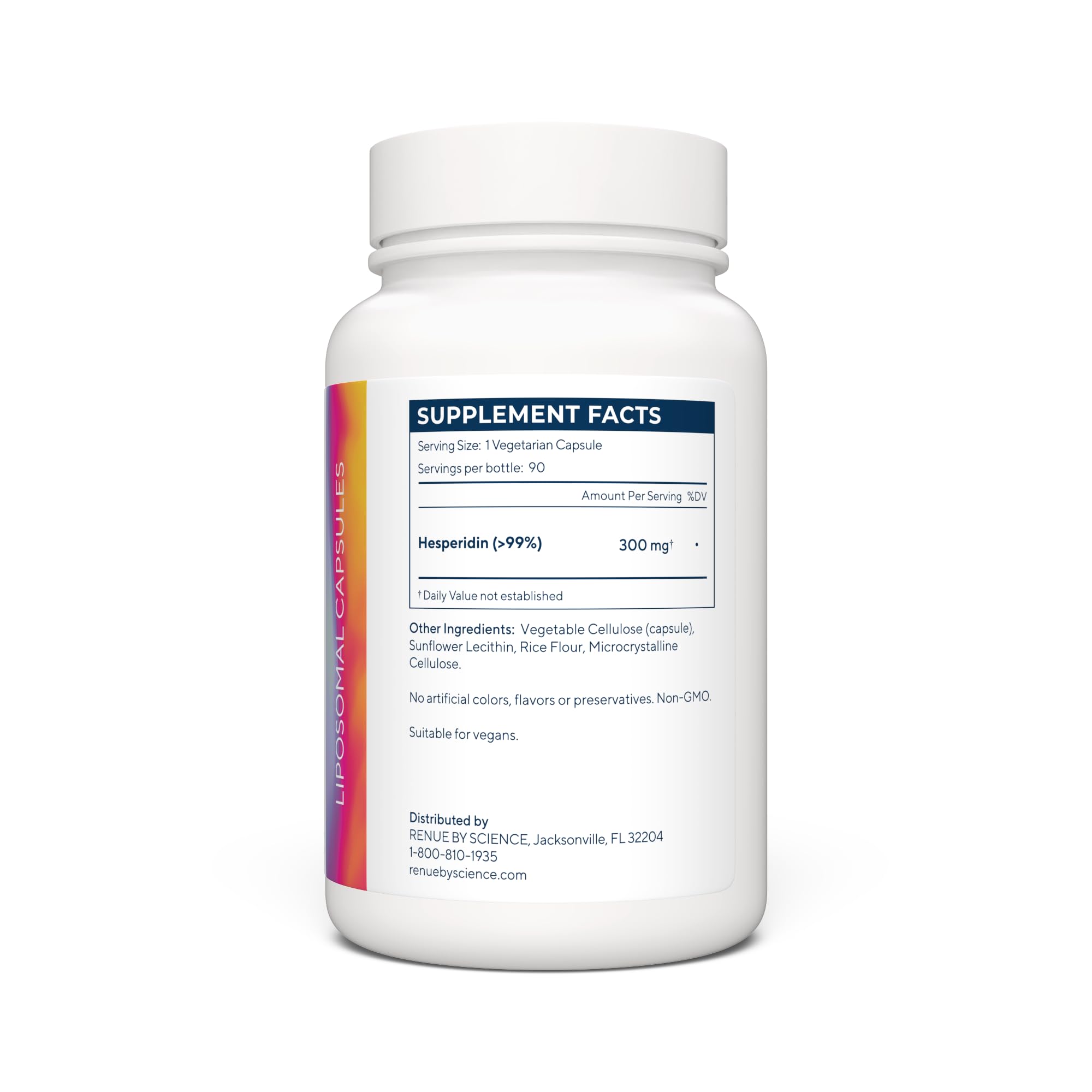 Renue By Science Hesperidin – Liposomal, 90 Capsules, 300 mg/Serving, Made in USA