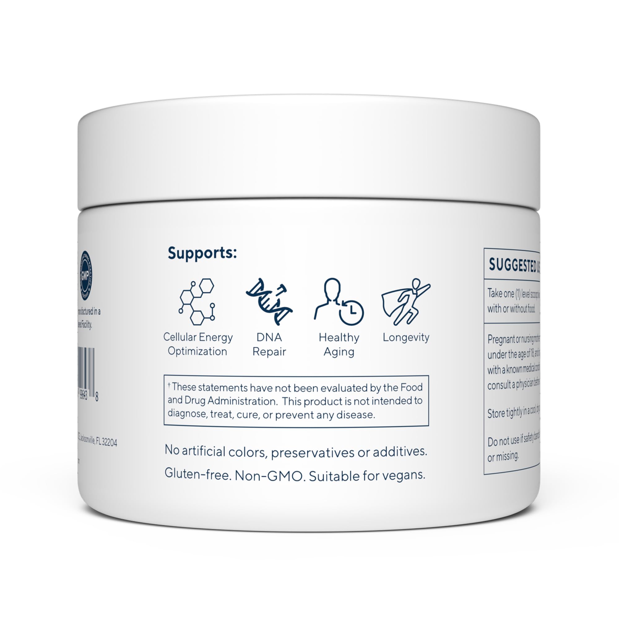 RENUE by Science NMN Powder – 100g, 500mg per Serving, Fast-Dissolve Sublingual, USA Made, Third-Party Tested