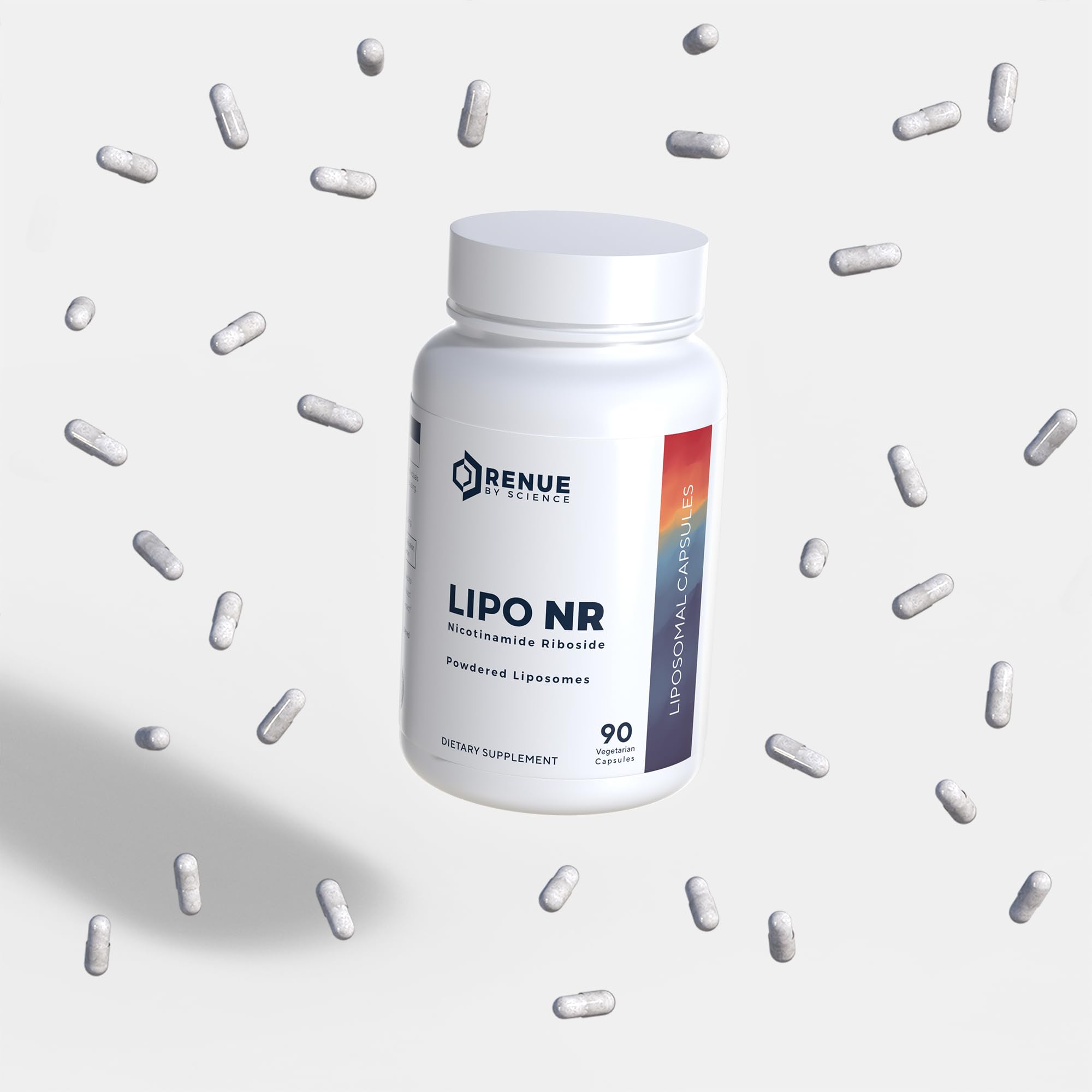 RENUE by Science Nicotinamide Riboside | Liposomal NAD Supplement | 90 Capsules | 300mg NR per Serving | Made in USA | Third-Party Tested