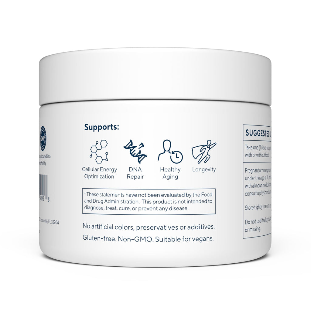 RENUE by Science NMN Powder – 100g, 500mg per Serving, Fast-Dissolve Sublingual, USA Made, Third-Party Tested