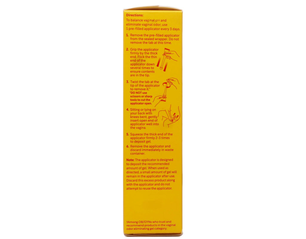RepHresh Vaginal Gel – Odor Elimination & pH Balance (Pack of 2, 4 Applicators)