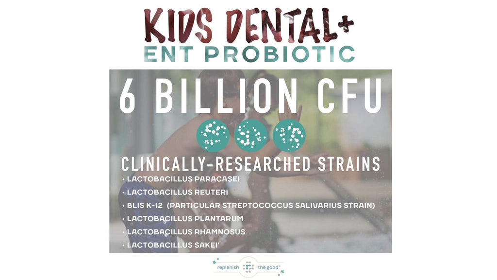 Children's Dental Probiotic Chewables – 6B CFU | Teeth & Gums, Bad Breath & ENT Support (Cherry-Pomegranate)