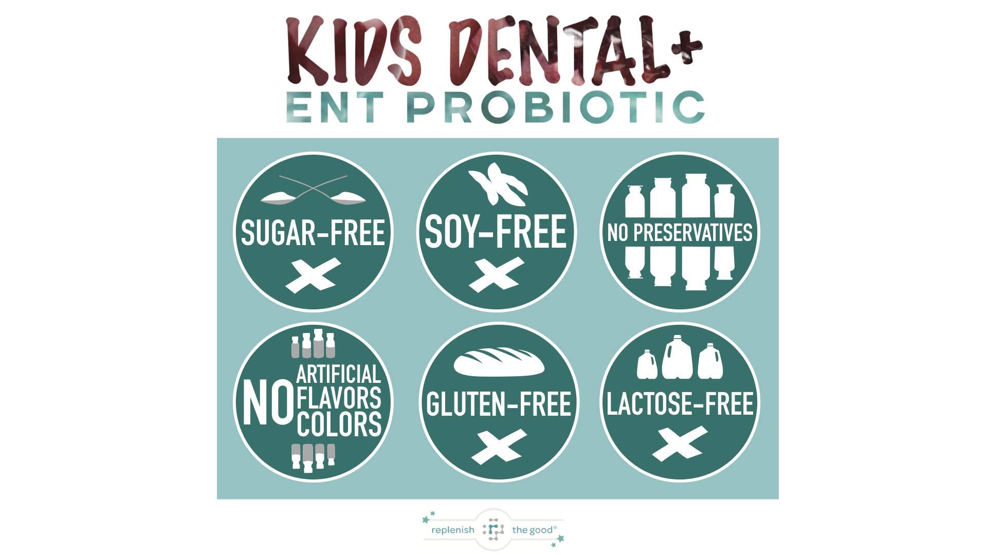 Children's Dental Probiotic Chewables – 6B CFU | Teeth & Gums, Bad Breath & ENT Support (Cherry-Pomegranate)