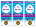 Replens Long Lasting Vaginal Moisturizer – 3-Pack with Reusable Applicator | 14 Applications