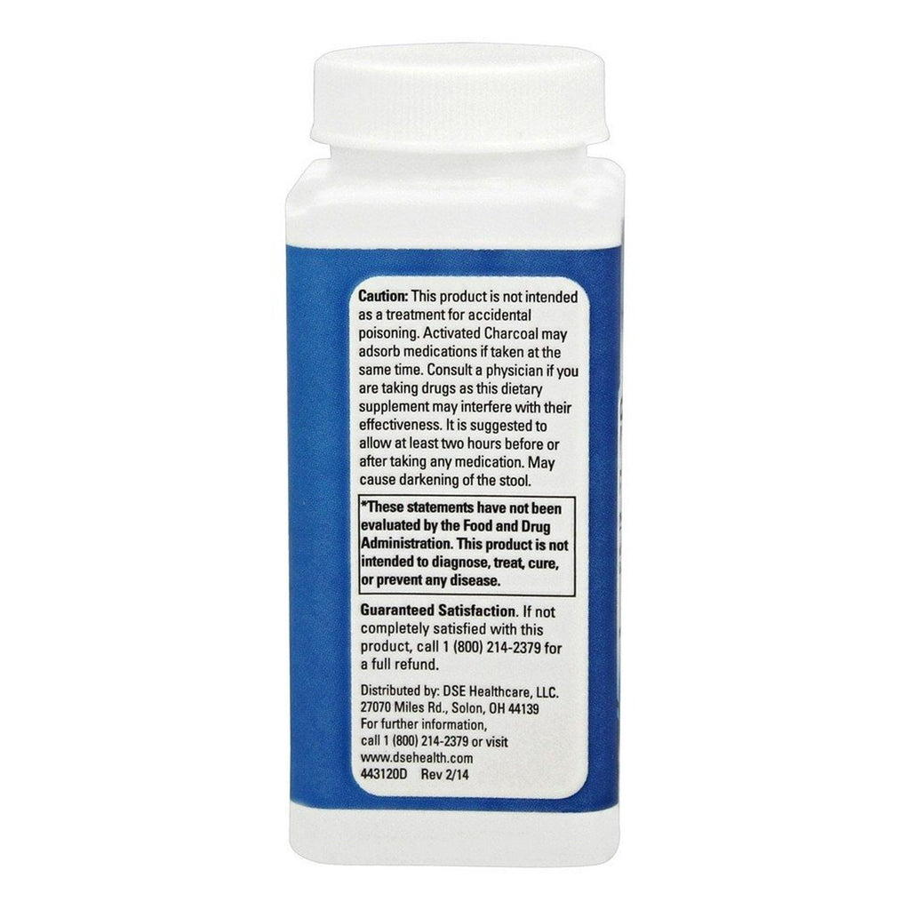 Requa Activated Charcoal 260 mg - 100 Count | Detox & Gas Support