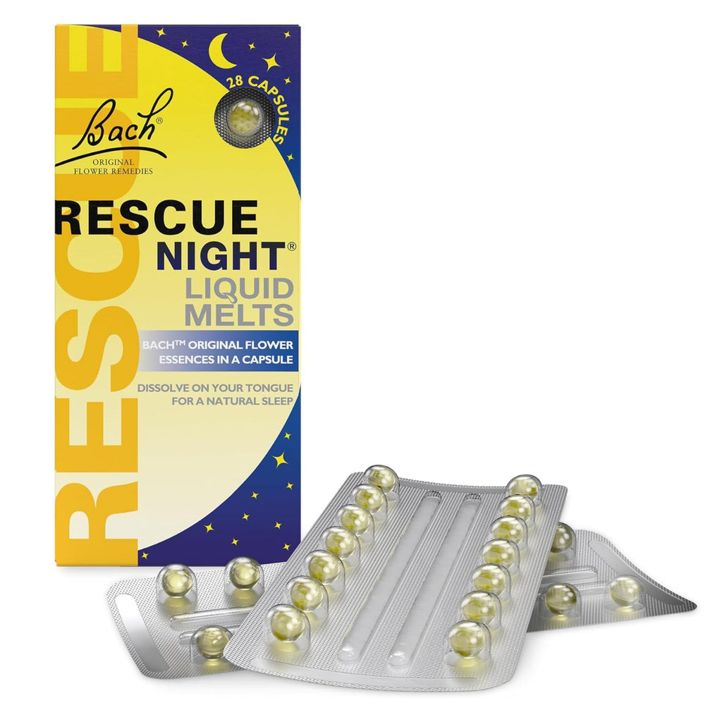BACH RESCUE SLEEP Liquid Melts – Natural Sleep Aid, Melatonin-Free | Orange Vanilla