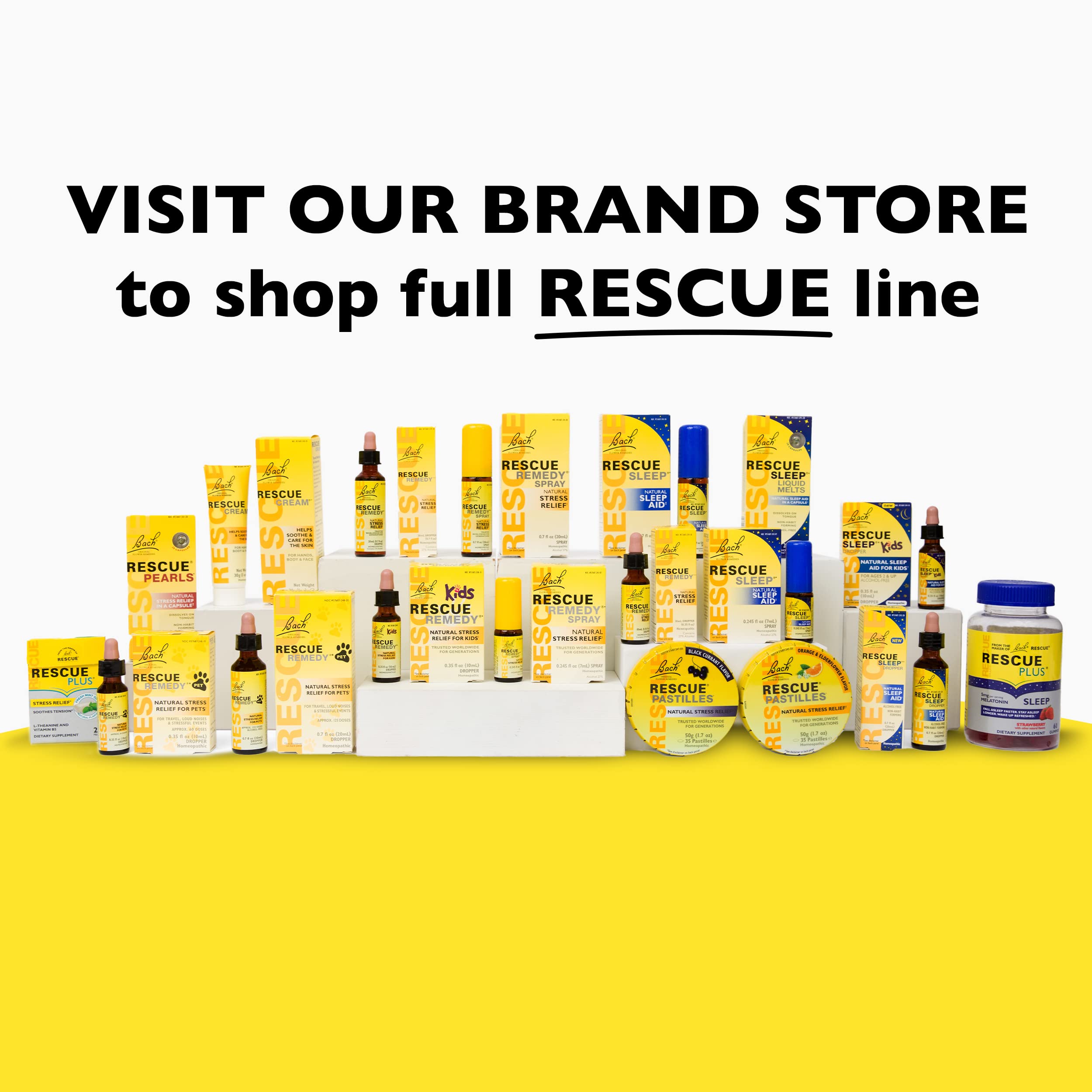 RESCUE SLEEP Liquid Melts – Natural Sleep Aid & Stress Relief (6 Packs, 28 CT Each) | RESCUE