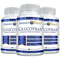 Research Verified Glucotrax - Berberine, Cinnamon, Gymnema | 3 Month Supply, 180 Capsules