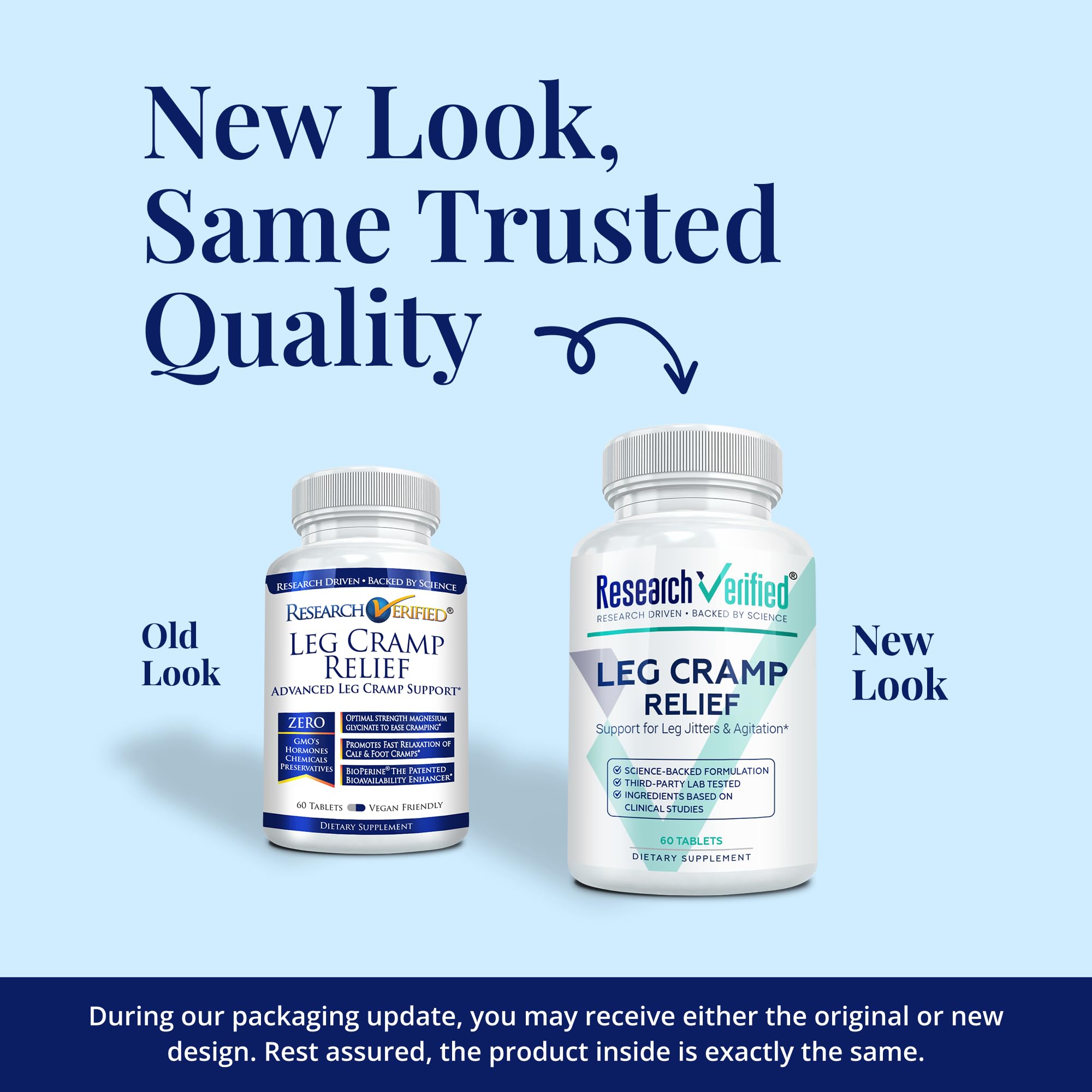 Research Verified Leg Cramps – Magnesium, B Vitamins, Ginger & Chamomile for Circulation Support – Vegan, 6-Month Supply