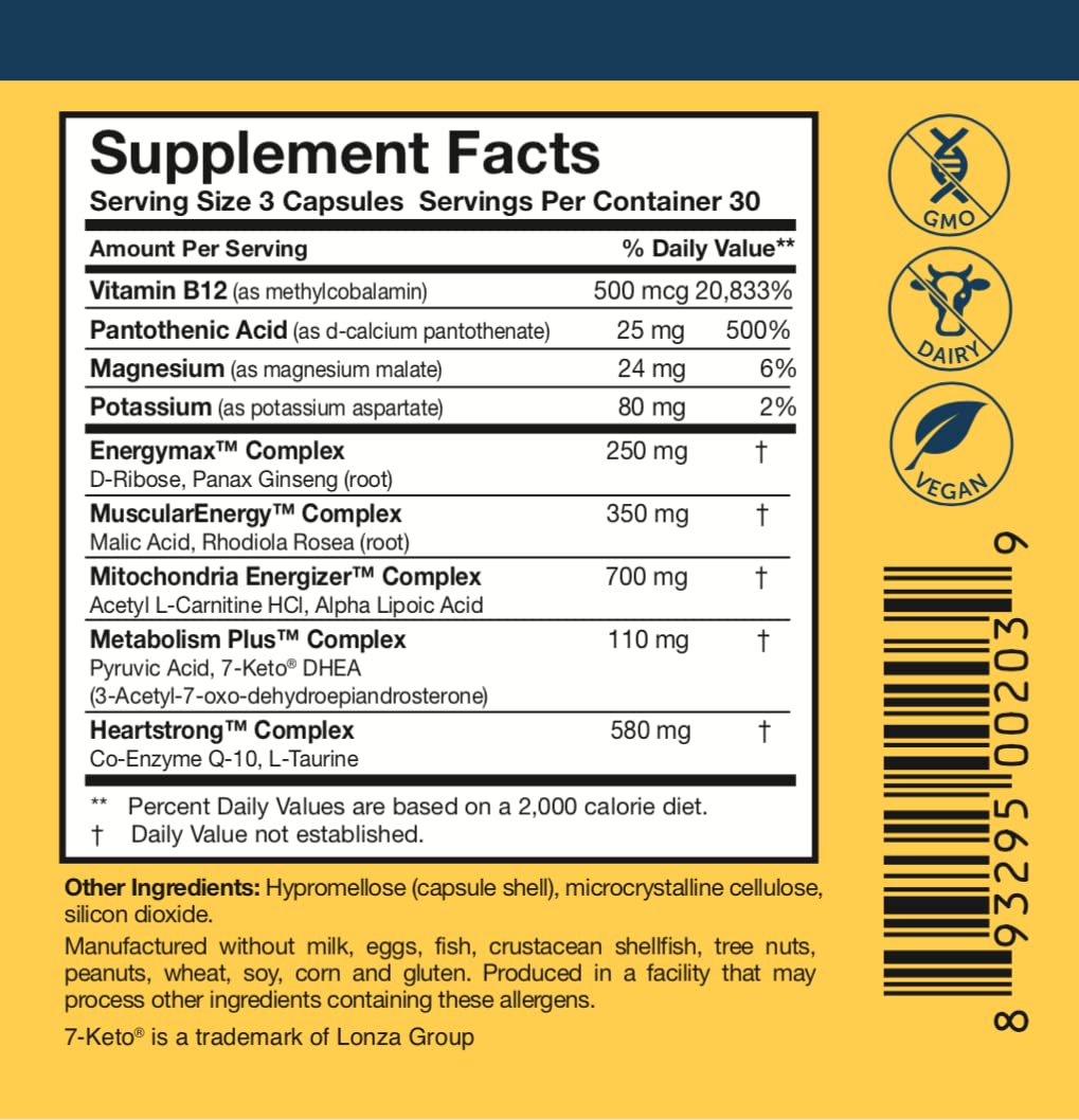 Researched Nutritionals Energy Duo – ATP 360 & Multi-Plex for Adrenal & Mitochondrial Support