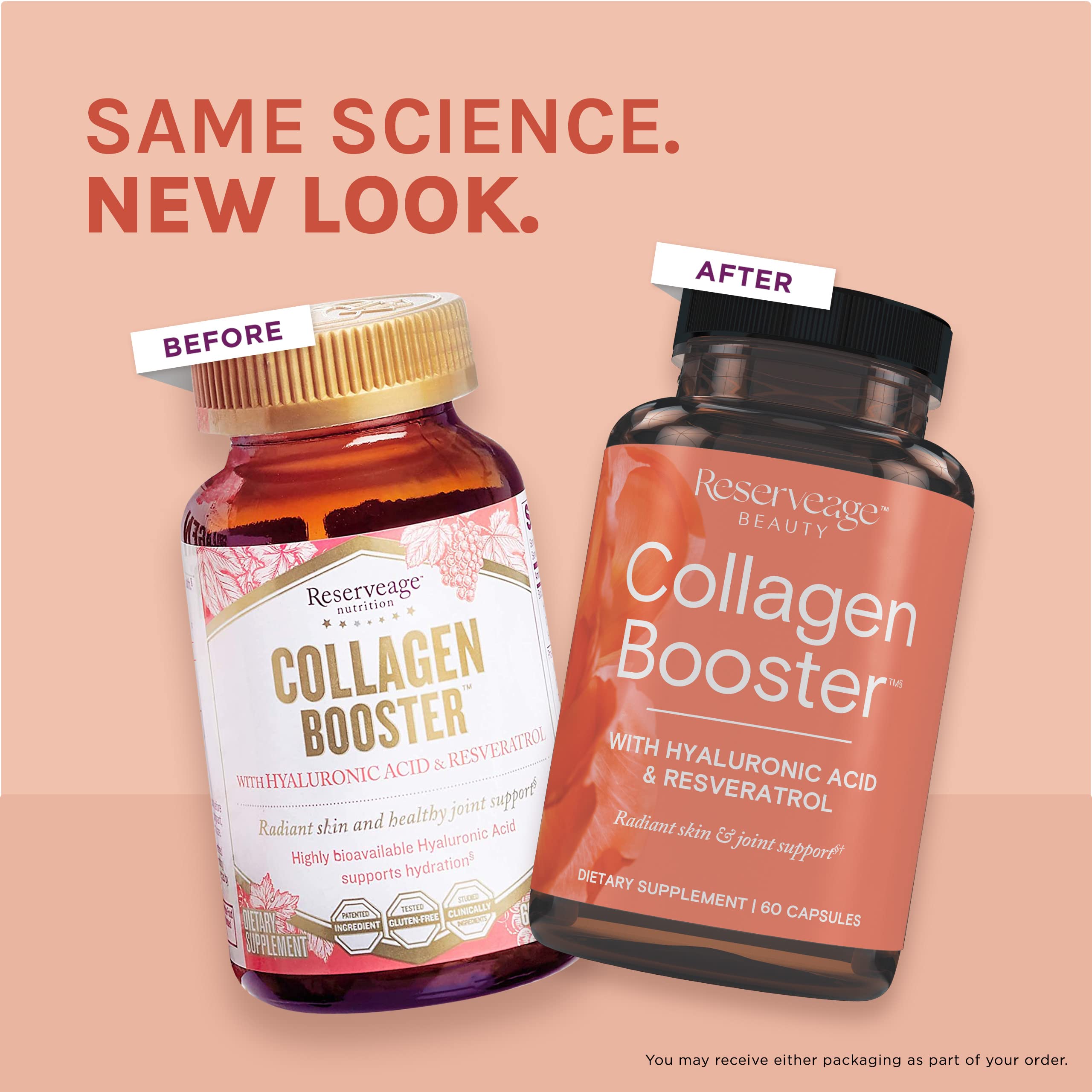 Reserveage Ultra Collagen Booster & Keratin Hair Booster – Dermaval, Biotin & Resveratrol | Hair & Skin Support