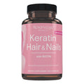 Reserveage Keratin Hair Booster with Biotin - Keratin, Biotin & Resveratrol, 60 Capsules