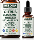 Resona Red Yeast Rice Cleanse - Citrus Bergamot Cholesterol Support Blend 2OZ
