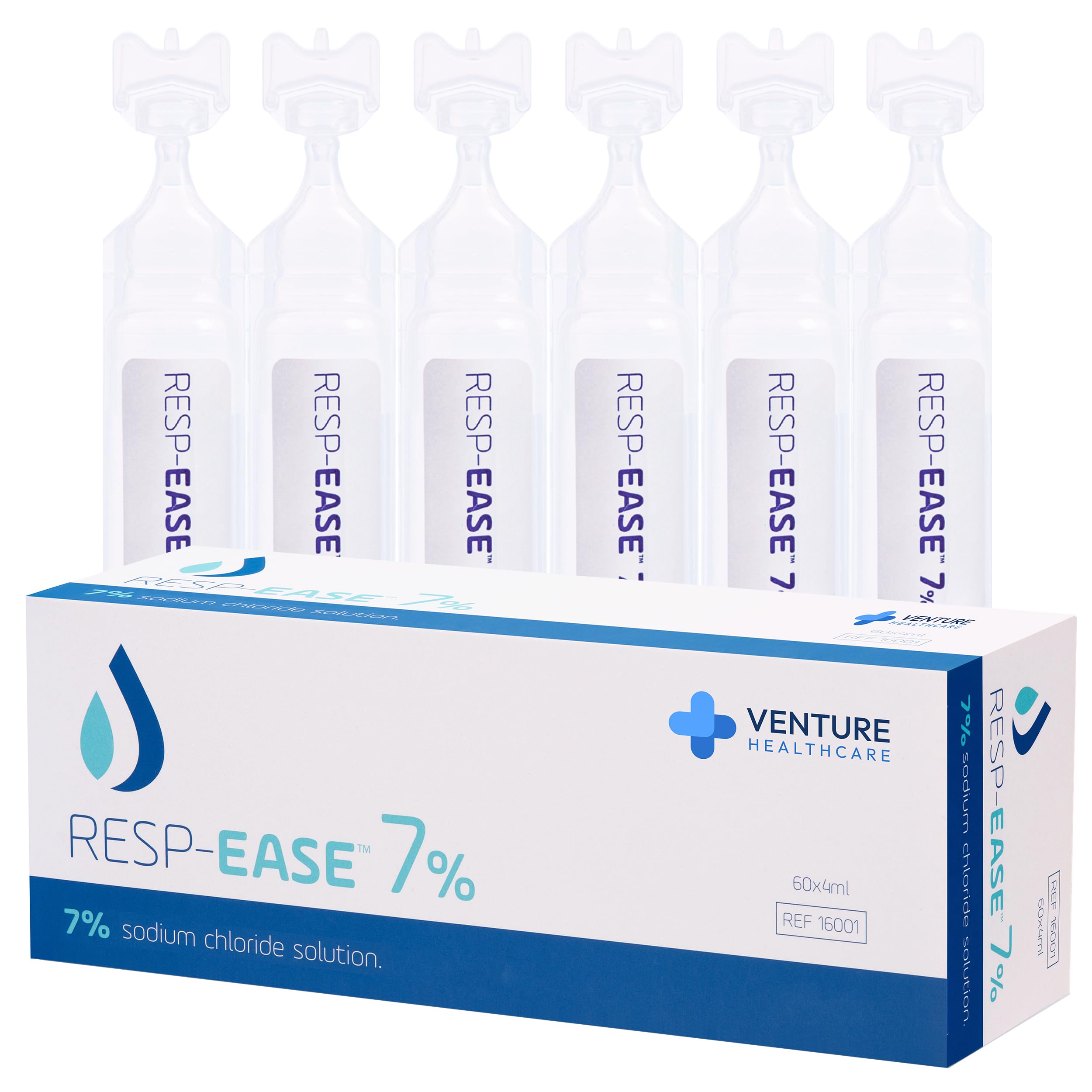 Resp-Ease 7% Saline Solution for Nebulizers and Nasal Care – 240ml