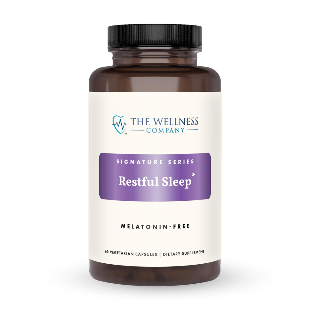 The Wellness Company Restful Sleep - Melatonin-Free Deep Sleep & REM Support - 60ct (1 Month Supply)