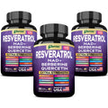 Resveratrol 14-in-1 Extra Strength (180 Caps) with NAD+, NAC & Berberine