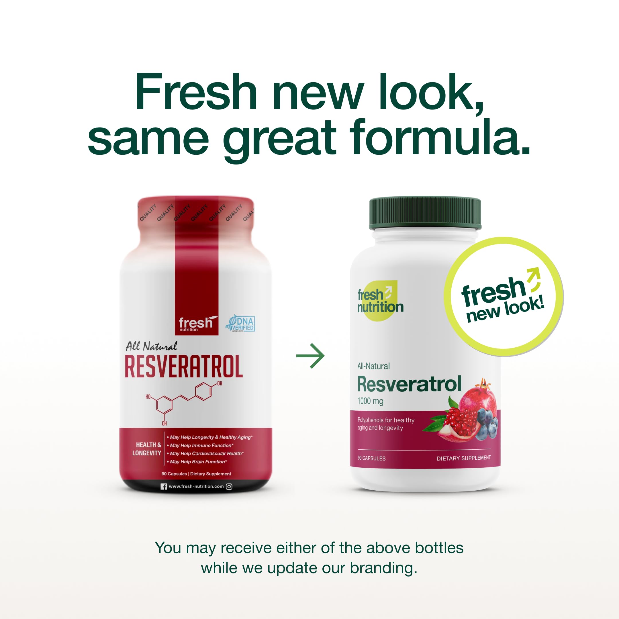 Resveratrol Supplement 750mg – Trans-Resveratrol, Extra Strength (90 Capsules, Pack of 2) – Vegan, Non-GMO, Gluten-Free