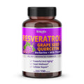 Resveratrol with Grape Seed + Quercetin, Berberine & Milk Thistle - USA Made