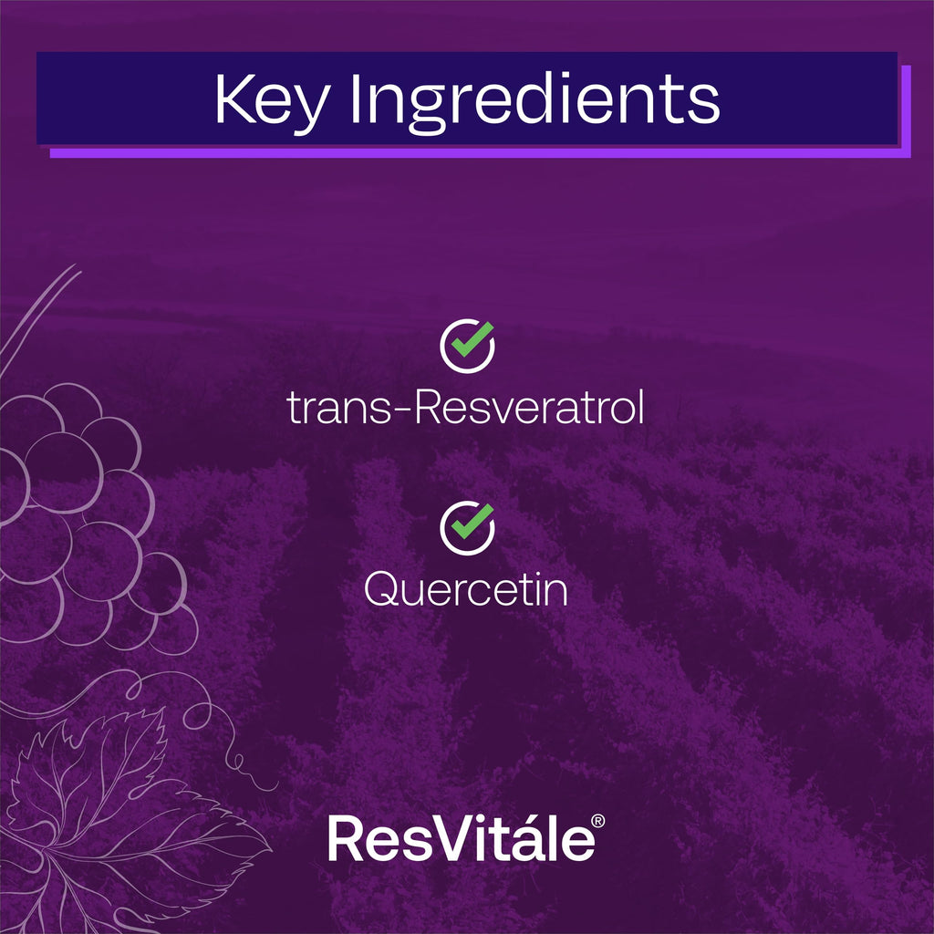 ResVitále Resveratrol 250 mg - 120 Veggie Capsules | Longevity