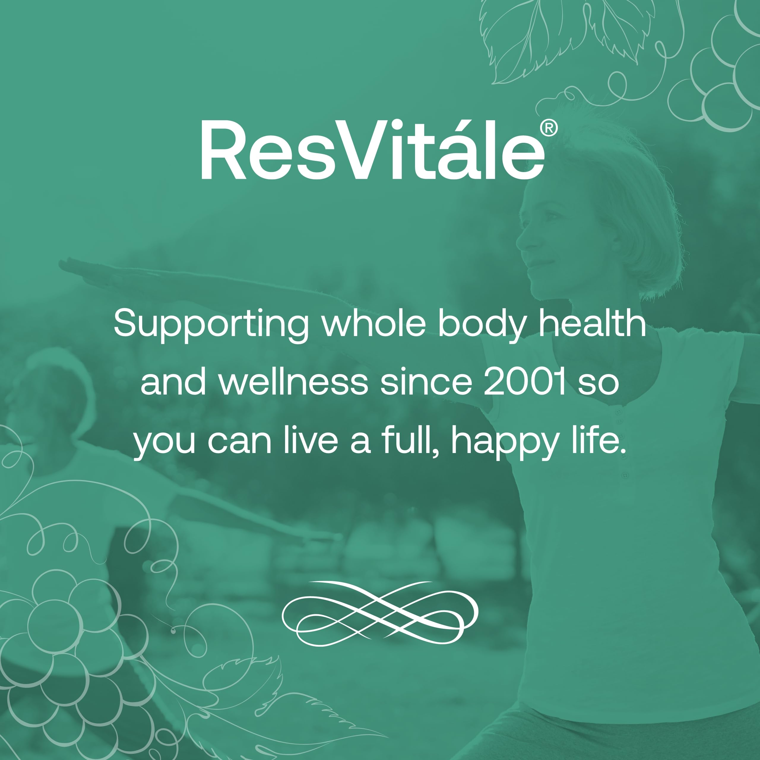 ResVitale Resveratrol 500 mg – 60 Veggie Capsules | Antioxidant & Immune Support