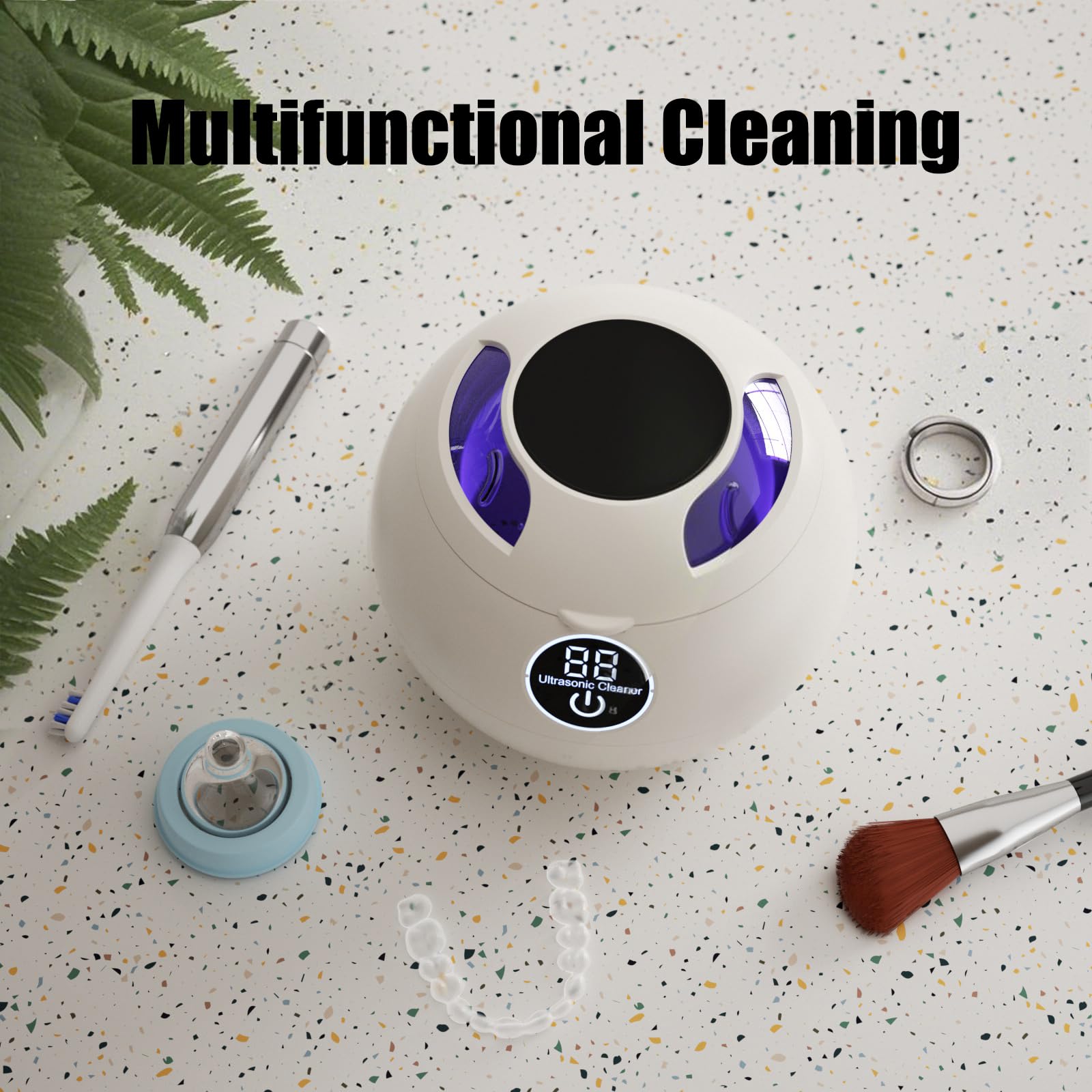 Retainer Cleaner Machine 45kHz Ultrasonic – 200ML, 3 Cleaning Modes