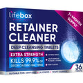Retainer Cleaner Tablets - 36-Pack Denture & Aligner Cleaner (Mint Flavor)