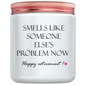 Retirement Gifts for Women & Men | Lavender Scent Candle - Funny 2025 Gift Idea
