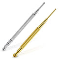2 Pieces Facial Reflexology Massage Tool – Retractable Acupuncture Pen & Stainless Steel Probes